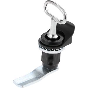 DRELD 1 st MS816 Metalen Mini Cam Kast Deur met Sleutels Mailbox Ladekast Cilinder Driehoek Lock voor Meubels zwart