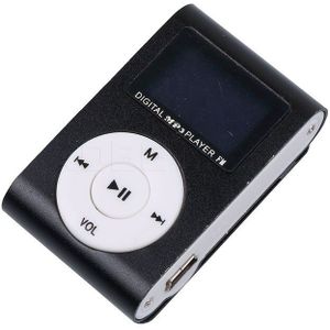 Kebidu MP3 Speler Usb Clip Mini Lcd-scherm Ondersteuning 32 Gb Micro Sd Tf Card Digitale Auto MP3 Speler + oortelefoon + Usb Kabel