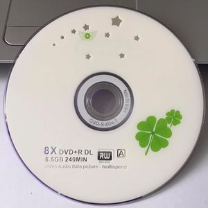 25 discs Grade Een X8 8.5 GB Blank Clover Gedrukt DVD + R DL Disc