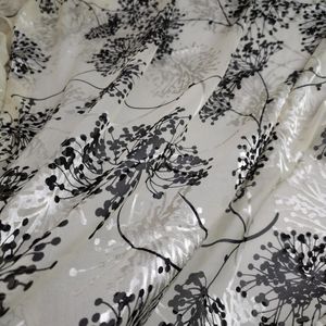 Jurk Stof Elegante Gekwalificeerde Velvet Burn Out Stroomden Print Diy Cheongsam Zachte Bruiloft Overhemd Materiaal
