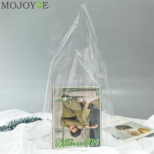 Vrouwen Transparant PVC Boodschappentas Clear Herbruikbare Eco Tote Bag Bolsa de la compra