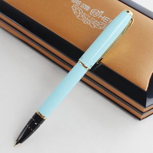 Hero Vulpennen Authentieke 1079 Ultrafijne Pen 0.38Mm Studenten Office Business Box Zwart Roze Geel Blauw