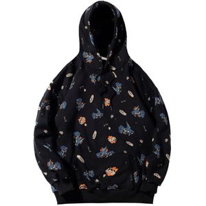 Dark Icoon Dinosaurus Hoodie Mannen Winter Preppy Stijl Sweatshirts Met Capuchon Hooded Man