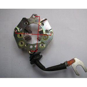 2 Stks/partij Elektrische Motor Koolborstels Houder Voor Nissan Teana Sunny Sylphy Startmotor (Size: 57*56 m)