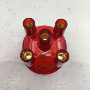 Sherryberg Distributeur Cap Voor Empi Rood Transparant Rood Doorschijnend Distributeur Cap Past Voor Meest Bosch 4 Cilinders Cyls