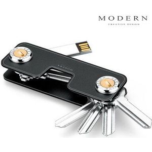 Moderne-Brand Aluminium Sleutel Portemonnee Diy Sleutelhanger Sleutelhanger Key Organizer