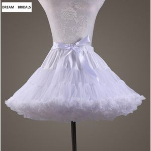 Stretch Soft Tulle Petticoat Goedkope Korte Tutu Onderrok Petticoats In Voorraad Bruiloft Accessoires Jurk Meisje