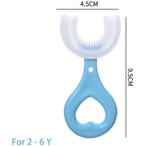 Food Grade Silicone U-vormige Tandenborstel Voor Kinderen 2-12 Jaar 360 Graden Orale Cleaning Zachte Haren Kids Dental care Tool