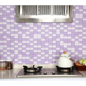 Keuken Backsplash Tegels Pvc Mozaïek Behang Badkamer Waterdicht Muurstickers Zelfklevende Contact Papier Pvc Vinyl Home Decor