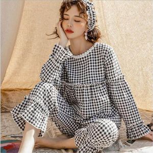 Katoen Moederschap Verpleging Nachtkleding Ronde Hals Volledige Zwangerschap Nachtkleding Natuurlijke Kleur Pyjama Voor Zwangere Vrouwen Set X021