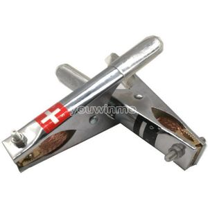 2 Pcs Acculader Clip Maat L Nikkel Plating Truck Accu Pure Koper Klem Connector Grond Lead Car Styling