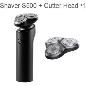 Xiaomi Mijia Elektrische Scheerapparaat S500 Led Digitale Display 3 Hoofd Draagbare Flex Scheermes IPX7 Full Body Waterdichte Baard Trimmer