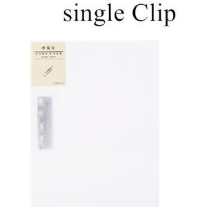 Transparante Enkele Dubbele Bestandsmap Schrijfblok Bookboard Document Clip Plastic Klembord Papier Klem Filing Producten Houder
