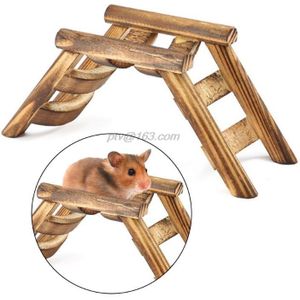 Huisdier Hamster Muis Vogel Houten Brug Klimmen Ladder Oefening Game Trappen Speelgoed Supply