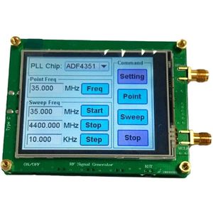 35-4400M ADF4351 Rf Signaal Bron Signaal Generator Wave/Punt Frequentie Druk Screen Lcd Display Control