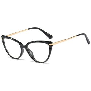 Shauna Ins Populaire Diamant Geconfronteerd TR90 Cat Eye Brillen Frame Vrouwen Mode Meisje Optische Glazen Frame Lente Scharnier