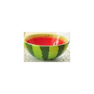 1 Pc Leuke Kom Mooie Hand Geschilderd Fruit Kom Voor Kinderen Watermeloen Keramische Kom Cartoon Servies Bestek Ok 0122