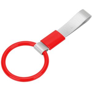 FORAUTO Ronde JDM TSURIKAWA RING Auto-interieur Pull Ring Metro Bus Handvat Strap Charm Drift Auto Achterbumper Waarschuwing loop