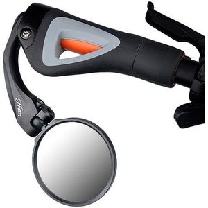 Fiets Achteruitkijkspiegel Stuur Spiegels Fietsen Achteruitrijcamera Mtb Bike Siliconen Handvat Achteruitkijkspiegel Veiligheid Fietsen Accessoires