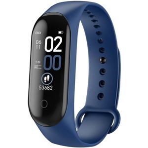 M4 Stappenteller Slimme Armband 0.96 Inch Ips Kleur Screen Bloeddrukmeter Running Hartslag Fitness Tracker Slimme Band