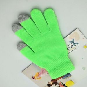 1 Paar Effen Kleur Winter Handschoenen Voor Vrouwen Dames Meisjes Dikke Warme Outdoor Handschoenen Wanten Vrouwelijke Plus Fluwelen wanten