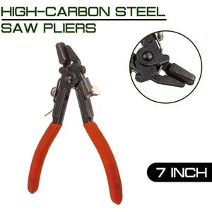 7 Inch High-Carbon Staal + Zinklegering Lichtgewicht Band Zag Tang Zaagtand Cutter Picking Punch Saw Lijn Dressoir houtbewerking