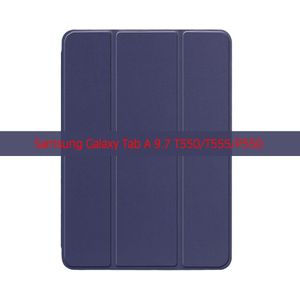 Tablet Case Voor Samsung Galaxy Tab Een 9.7 Inch SM-T550 SM-T555 P550 P555 9.7 ''Funda Pc Back Pu Lederen smart Cover Auto Sleep