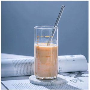 Glazen Pot Buik Mokken Gedrukt Melk Glas Mokken Koffiekopje Mokken Voor Thee Creatieve Koffie Melk Thee Yoghurt Haver mokken
