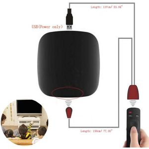 KX4A Ir Infrarood Afstandsbediening Usb-ontvanger Adapter Extender Repeater Emitter Kabel