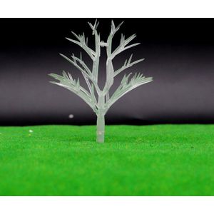 Plant Model Transparante Boom Speelgoed Kristal Boom Bouw Trein Scène Maken 50 Stuks Simulatie Zand Tafel Diorama Diy