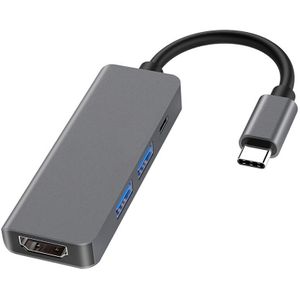Type-C Docking Station 4K Hdmi Hub Hub Laptop 4 In 1 Multifunctionele Converter Voor Laptop Voor Tablet