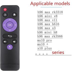 Ir Afstandsbediening Voor Android Tv Box H96 Max/TX6/X96q/X88 Pro/HK1 Doos/h50//TX3mini/T95 Plus/A95x F4 Vervangende Afstandsbediening Controlle