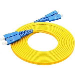 Glasvezel Patchkabel Sc/UPC-SC/Upc Singlemode Duplex Fiber 2.0Mm Glasvezel Jumper 15-50M