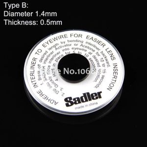 5Pcs P4005A Lens Interliner Brillen Bril Lens Inbrengen Nylon Draad