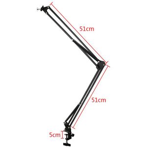 Microscoop Video Camera Webcam Desktop Arm Stand Verstelbare Giek Tafel Werken Hanger Cantilever Stand Houder 1/4 6Mm