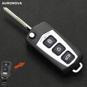 Auronova Upgrade Folding Key Shell Voor Kia Sorento 3 Knoppen Afstandsbediening Autosleutel Geval Diy