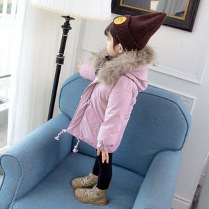 Jas Kind Bontjas Kids Kinderen Jassen Herfst Winter Regenjas Voor Meisjes Katoen Warm Tiktok Kleding