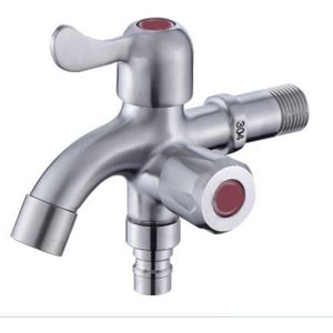 Dubbele Functie Wasmachine Water Tap 304 Rvs Badkamer & Keuken Bibcocks G1/2 Sluit Bidet Kraan Accessoires