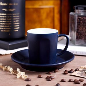Beknopte Stijl Capucino Latte Koffie Winkel Coffe Cup Schotel Set Huishouden Thee Mok Tasse Cafe Tazas Desayuno