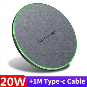 Fdgao 30W/20W Snelle Draadloze Oplader Voor Iphone 12 11 Xs Xr X 8 Airpods Pro Qi snel Opladen Pad Voor Samsung S20 S10 S9 Note 20 10