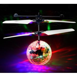 Lichtgevende Licht-up Speelgoed Glowing LED Magic Vliegende Bal Sensing Crystal Vliegende Bal Helicopter Inductie Vliegtuigen Kids