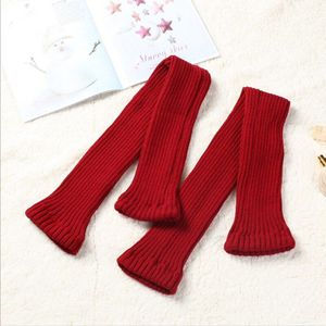 Warme Gebreide Antislip Sokken Beenwarmers Vrouwen Warm Knie Hoge Winter Knit Solid Been Warmer Sokken Warm Boot manchetten Lange Sokken