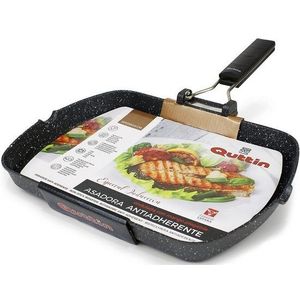 Grill Pan Met Strepen Quttin Gehard Aluminium Non-stick