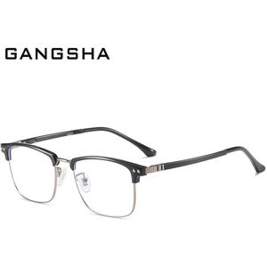 Gangsha Computer Brilmontuur Vierkante Brillen Ultem Anti Blauw Licht Brillen Recept Voor Vrouwen Mannen Oculos De Grau 52016