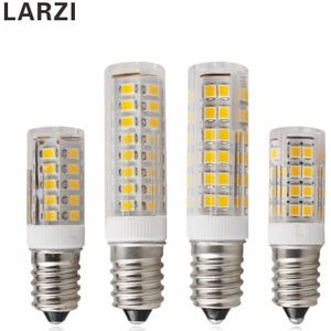 LARZI E14 LED Lamp 3W 5W 7W 220V LED Corn Bulb 33 51 75 SMD2835 360 beam Keramische Mini Kroonluchter Lichten
