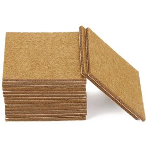20 Stuks Vierkante Multifunctionele Meubels Pad Vilt Vellen Zelfklevend Voeten Tafel Sofa Voeten Vloer Antislip Mat Sticky hout Protector