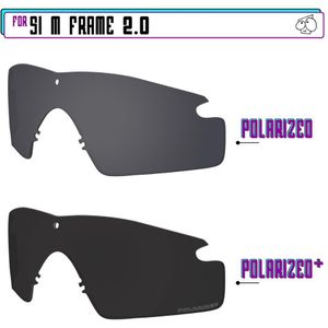 Ezreplace Gepolariseerde Vervanging Lenzen Voor-Oakley Si M Frame 2.0 Zonnebril-Blackp Plus-Blackirp