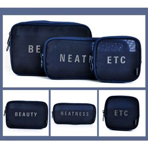 Reizen Cosmetische Tas Vrouwen Mannen Rits Make Up Transparante Make-Up Geval Organisator Opslag Pouch Grids Toilettas Schoonheid Wassen Kit Zakken