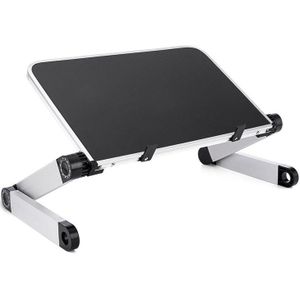 Legering Laptop Draagbare Opvouwbare Verstelbare Laptop Bureau Computer Tafel Stand Lade Notebook Pc Folding Bureau Tafel