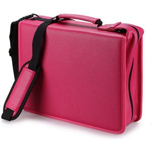 216 Slots Grote Capaciteit Multifunctionele Potlood Tas Kleurstof Pen Top Pu Opbergtas 300D Oxfordfabric Voering Etui